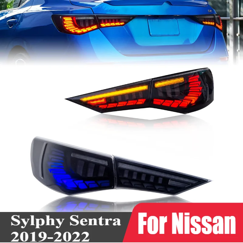 Светодиодный задний фонарь для Nissan Sylphy Sentra 2019-2022, автомобильный светодиодный задний фонарь, анимация, светодиодный DRL, динамический последовательный указатель поворота
Светодиодный задний фонарь для Nissan Sylphy Sentra 2019-2022, автомобильный светодиодный задний фонарь, анимация, светодиодный DRL, динамический последовательный указатель поворота
