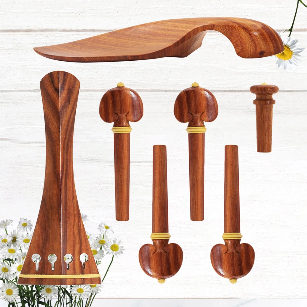 Violin Accessories 4 4 Violin Spare Parts Chin Rest Tailpiece Endpin Peg Replacement Bamboo Comfortable Elegant Classic
Violin Accessories 4 4 Violin Spare Parts Chin Rest Tailpiece Endpin Peg Replacement Bamboo Comfortable Elegant Classic