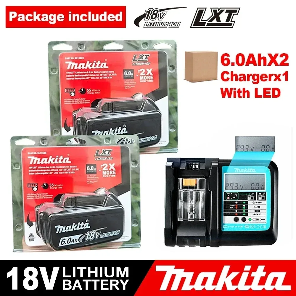 Original Makita 18v 6Ah battery, For Makita Compatible Rechargeable BL1830 BL1830B BL1840 BL1840B BL1850 BL1850B Power Tools
Original Makita 18v 6Ah battery, For Makita Compatible Rechargeable BL1830 BL1830B BL1840 BL1840B BL1850 BL1850B Power Tools
