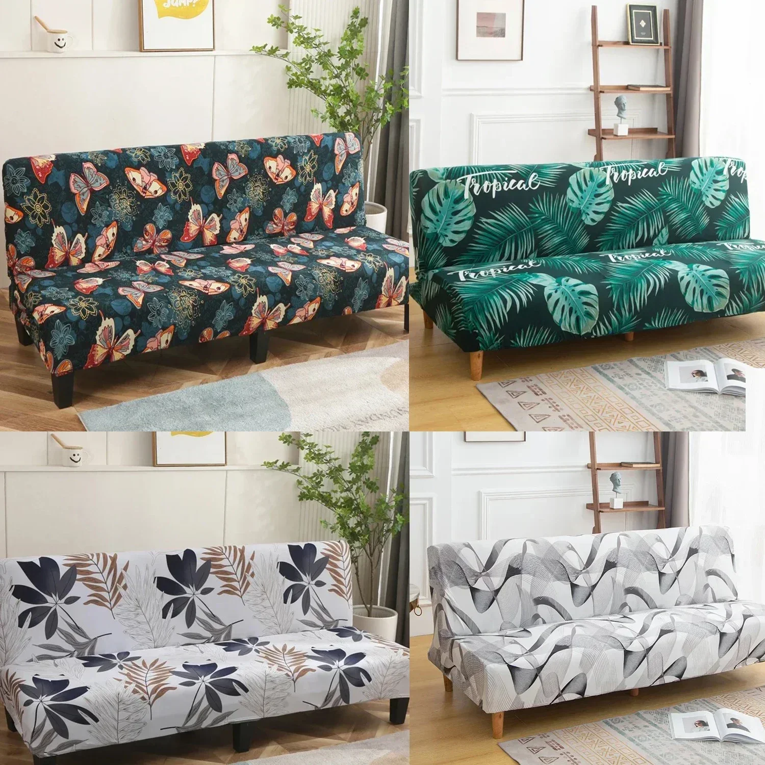 1PC Stretch Spandex Sofa Bed Cover Without Armrest Folding Sofa Cover Elastic Couch Cover Sofa Slipcovers for Living Room
1PC Stretch Spandex Sofa Bed Cover Without Armrest Folding Sofa Cover Elastic Couch Cover Sofa Slipcovers for Living Room