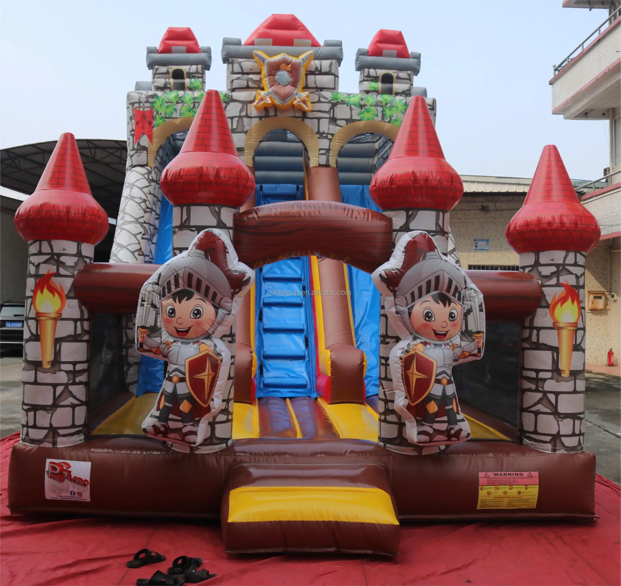Popular New Design Knight Beast Theme Bounce House Inflatable Bouncer Castle with Slide
Popular New Design Knight Beast Theme Bounce House Inflatable Bouncer Castle with Slide