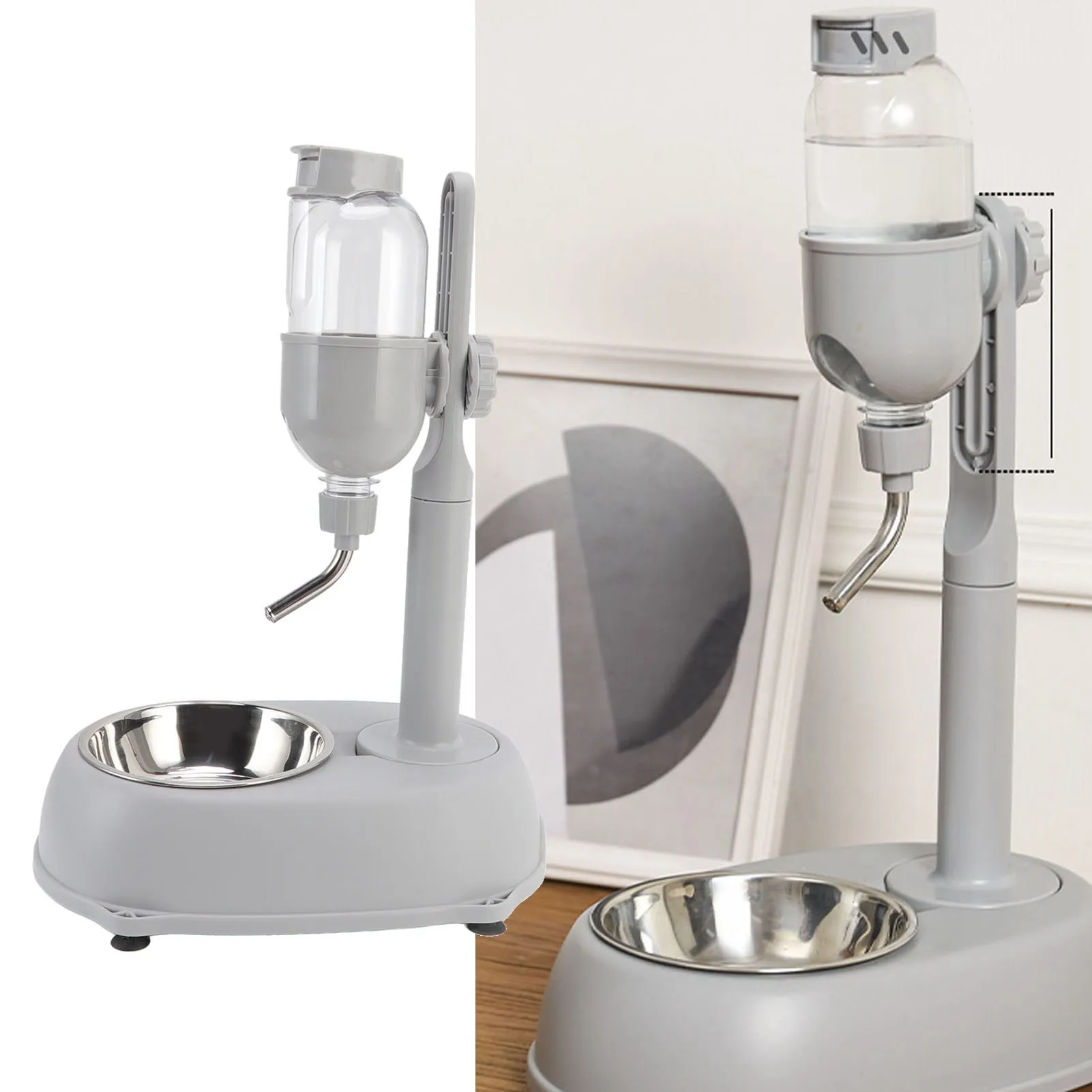Pet Standing Water Dispenser Bowl 500ml Multifunctional Detachable Height Adjustable Pet Automatic Standing Water Feeder
Pet Standing Water Dispenser Bowl 500ml Multifunctional Detachable Height Adjustable Pet Automatic Standing Water Feeder