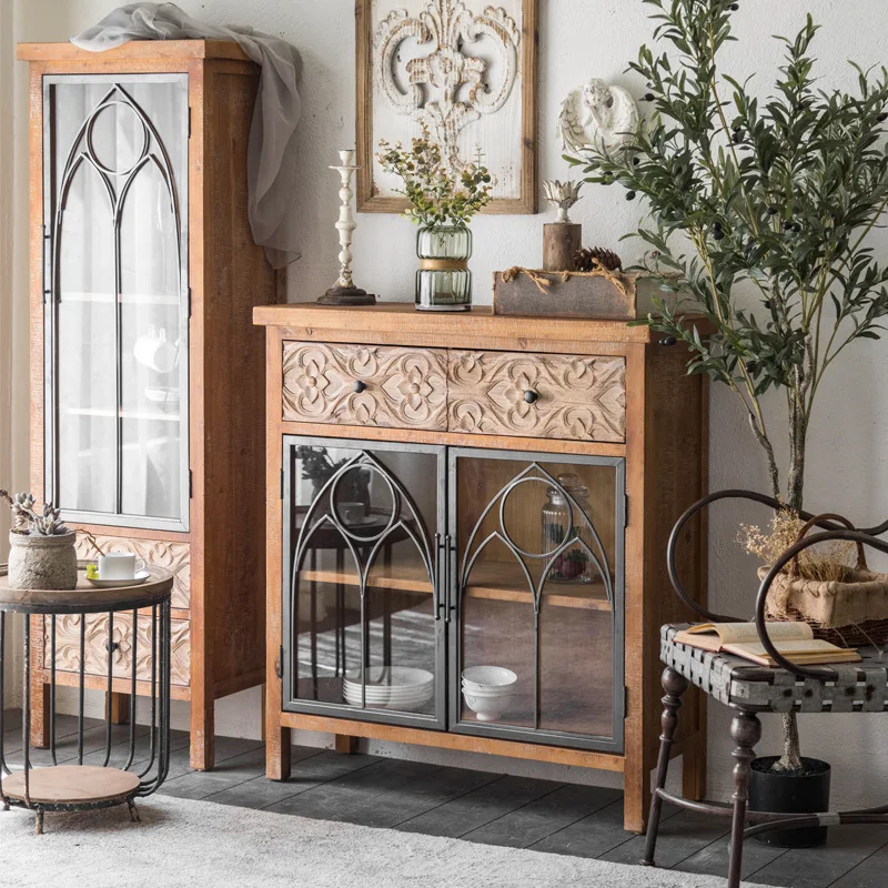 Used home entryway cabinet, American vintage sideboar d, sideboard, homestay entryway sh oe cabinet, carved wine cabinet
Used home entryway cabinet, American vintage sideboar d, sideboard, homestay entryway sh oe cabinet, carved wine cabinet