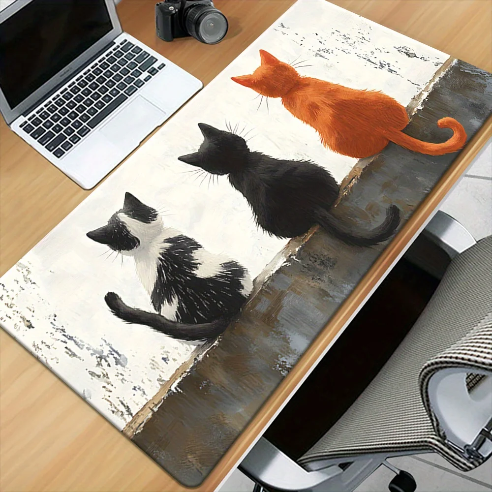 Three Cats Large Mouse Pad Non Slip Art Cat Office Gaming Desk Accessory
Three Cats Large Mouse Pad Non Slip Art Cat Office Gaming Desk Accessory