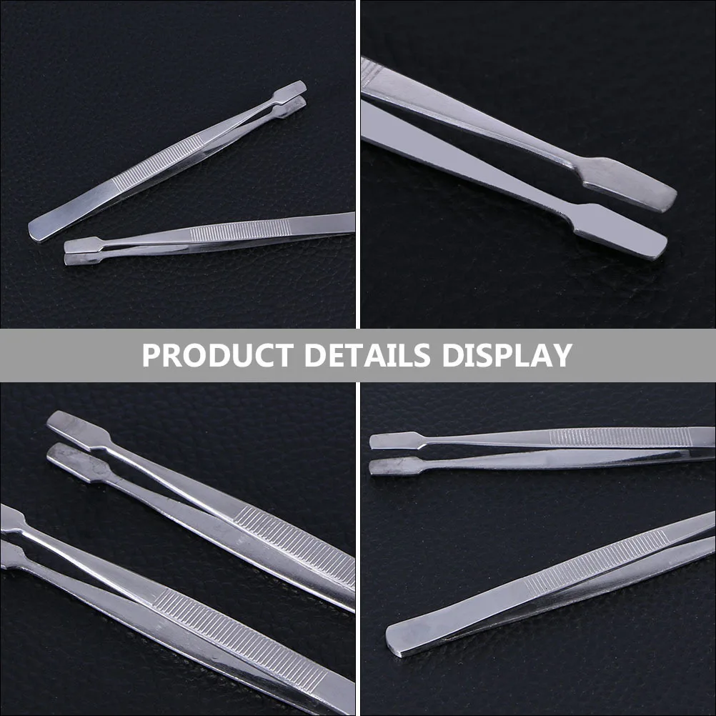 3Pcs Stamp Tweezer Stainless Steel Precision Tool for Stamps Beads False Eyelash Handling Portable Non-Slip Handle
3Pcs Stamp Tweezer Stainless Steel Precision Tool for Stamps Beads False Eyelash Handling Portable Non-Slip Handle