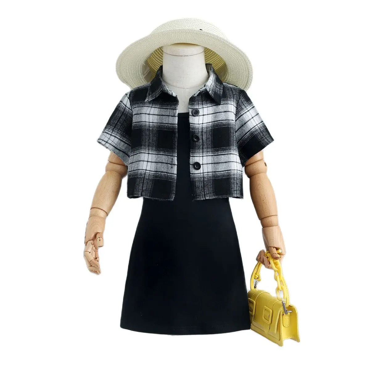 Baby Girl Clothes Set Girl Dress Black and Shirt Plaid Jacket Kid Suits Toddler Children Clothing Fashion Outfits Boutique
Baby Girl Clothes Set Girl Dress Black and Shirt Plaid Jacket Kid Suits Toddler Children Clothing Fashion Outfits Boutique