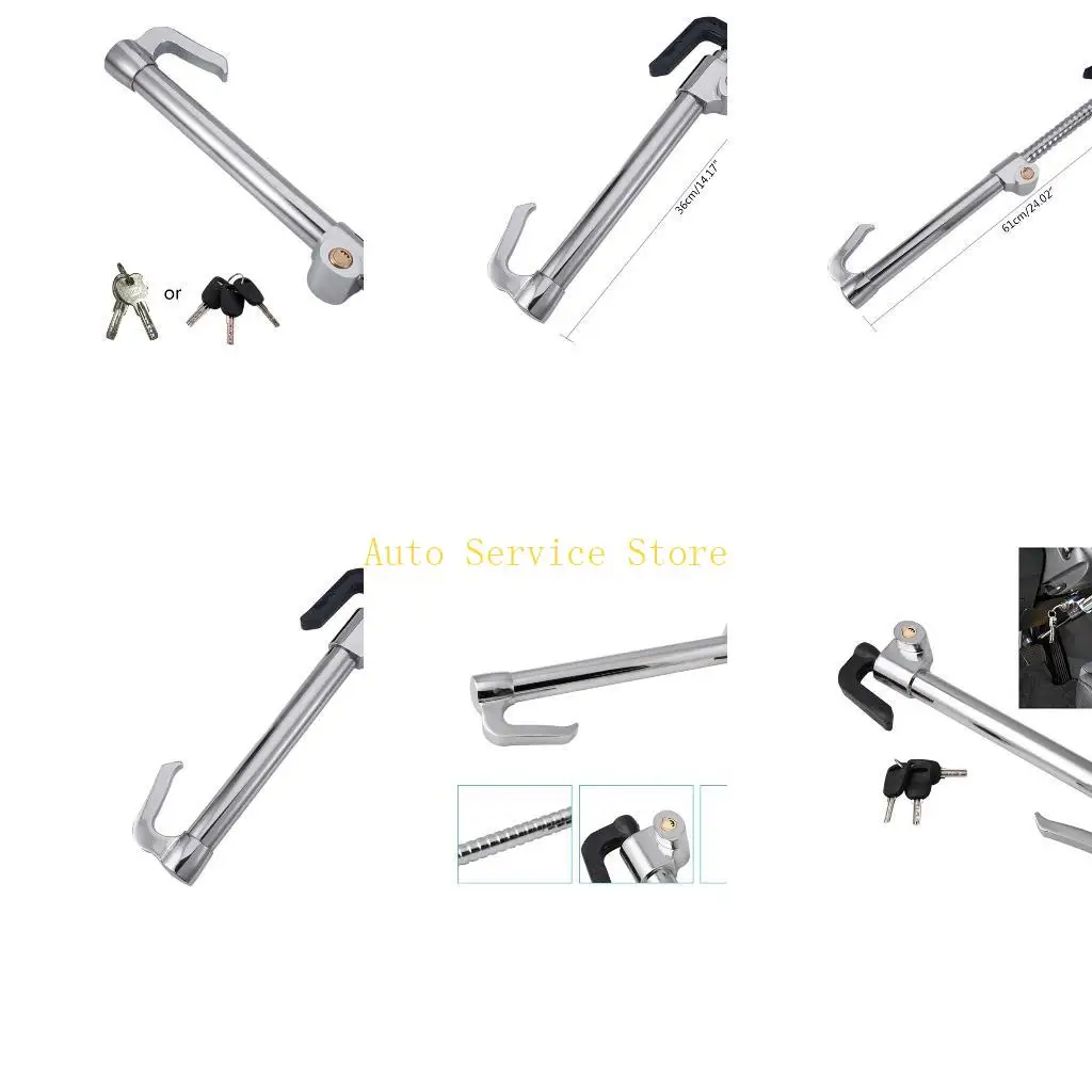 462A Автоматический противоугонный замок на рулевом колесе с выдвижным двойным крючком для безопасности автомобиля
462A Автоматический противоугонный замок на рулевом колесе с выдвижным двойным крючком для безопасности автомобиля