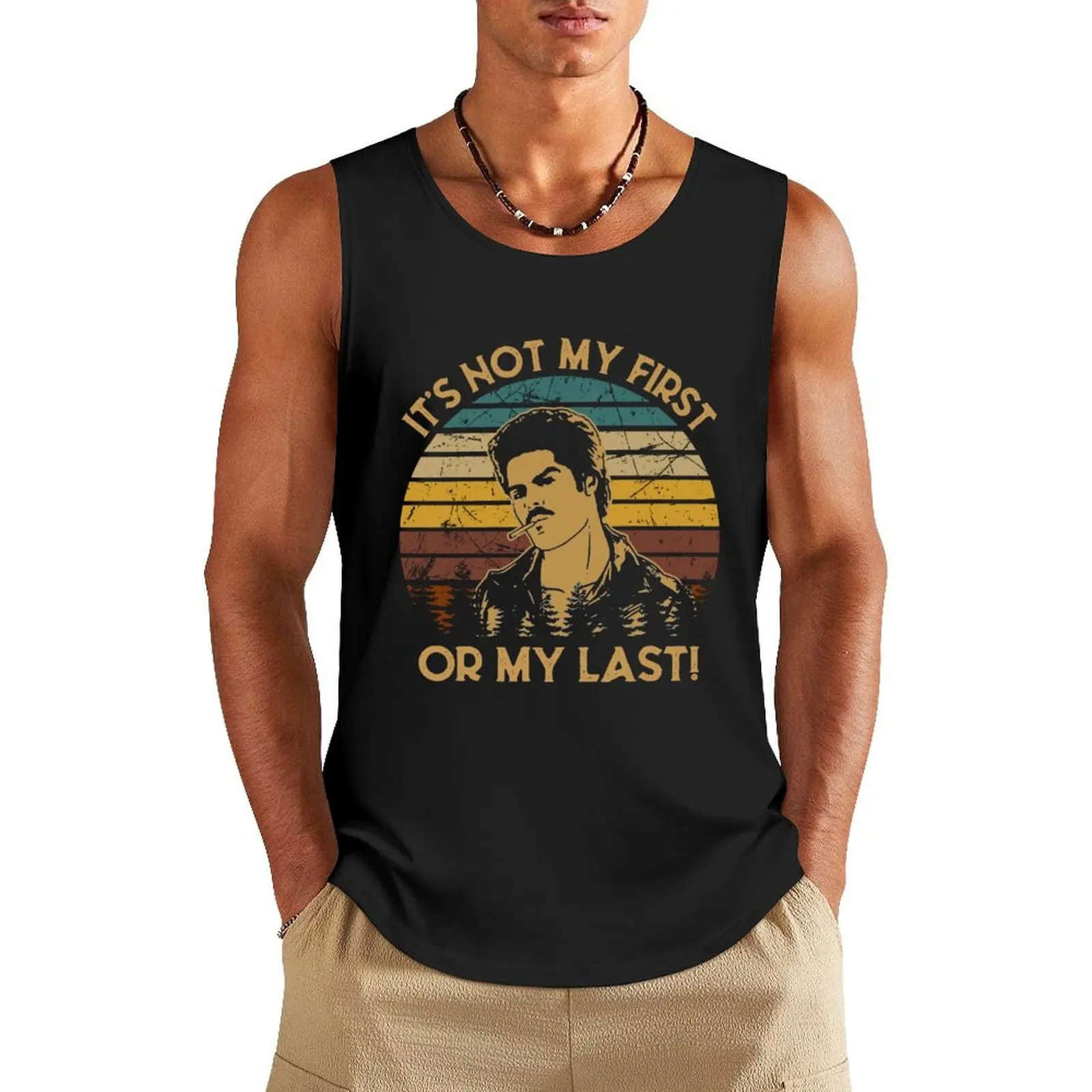 Vintage Arts La Bamba Movies - It's Not My First Or My Last! Tank Top Top summer Sports clothing bodybuilding men clothes
Vintage Arts La Bamba Movies - It's Not My First Or My Last! Tank Top Top summer Sports clothing bodybuilding men clothes