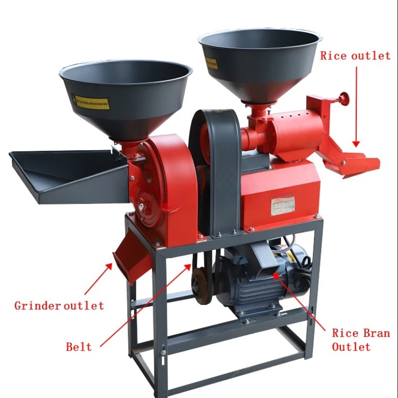 Multifunctional agricultural machinery Automatic diesel rice milling machine Shelling machine
Multifunctional agricultural machinery Automatic diesel rice milling machine Shelling machine
