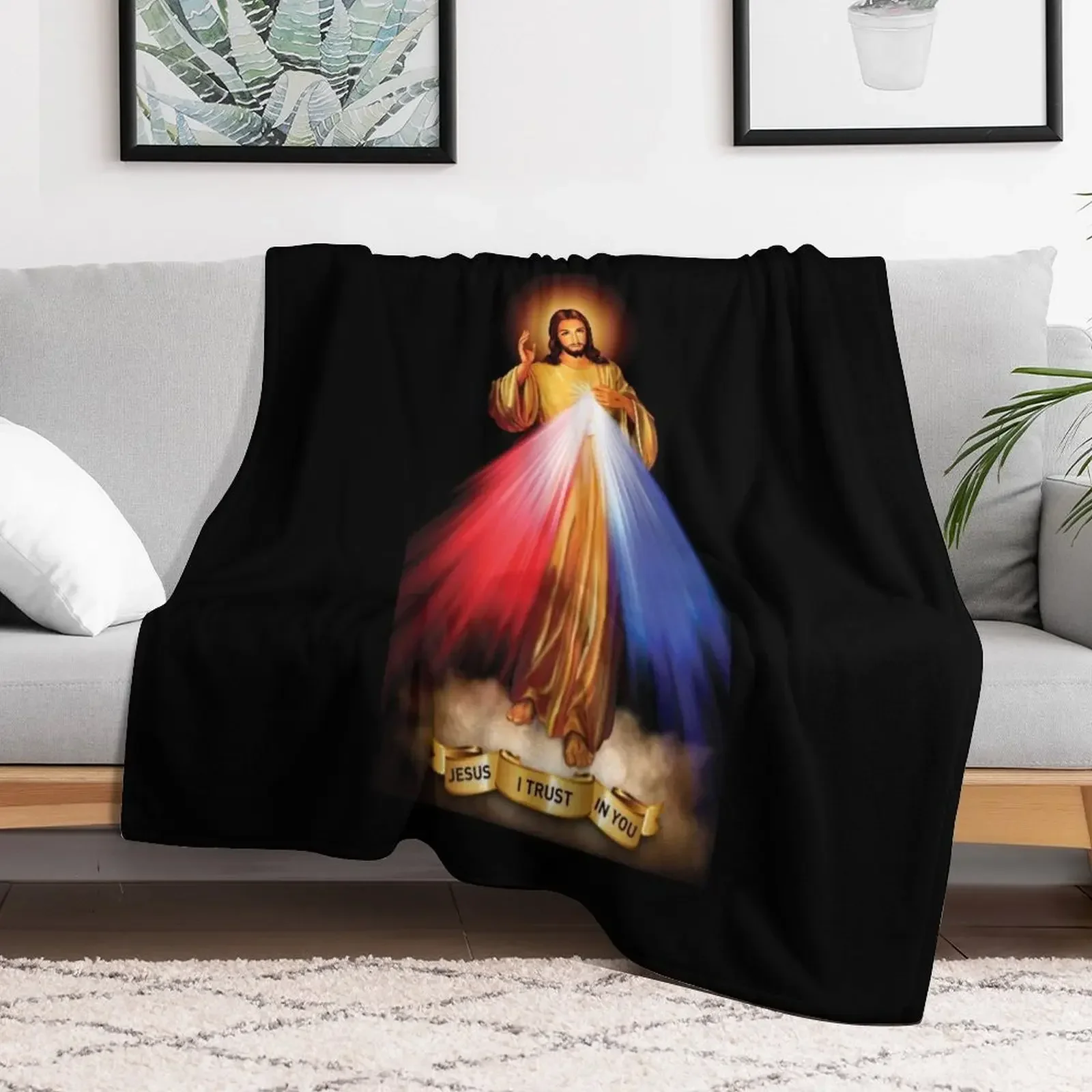 Jesus I trust in You, Saint Faustina, Divine Mercy Throw Blanket halloween Travel Blankets
Jesus I trust in You, Saint Faustina, Divine Mercy Throw Blanket halloween Travel Blankets