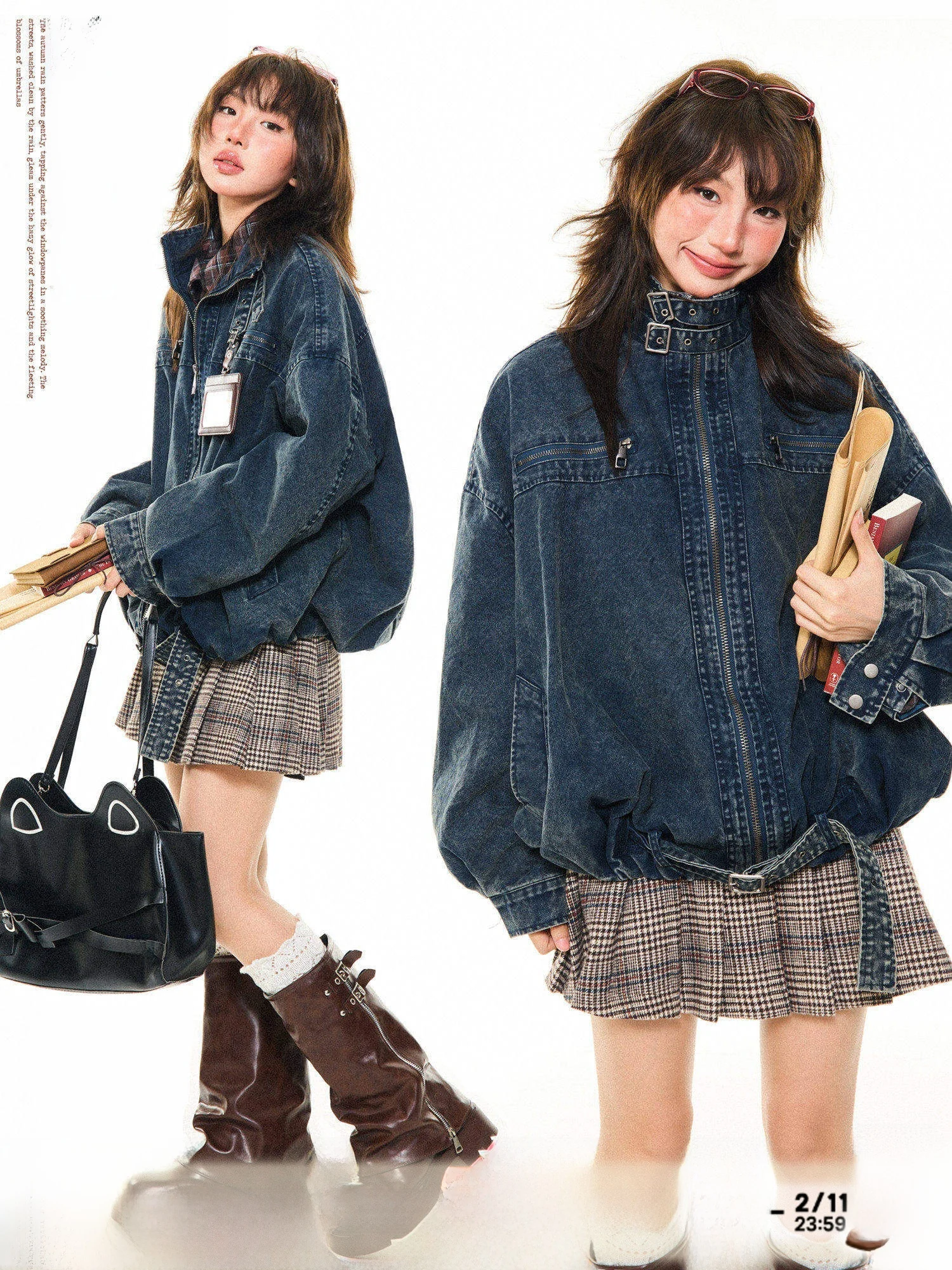 Американская джинсовая куртка в стиле рабочей одежды для женщин, свободного кроя, мотоциклетная, с воротником-стойкой, осенне-зимняя, премиум-класса
Американская джинсовая куртка в стиле рабочей одежды для женщин, свободного кроя, мотоциклетная, с воротником-стойкой, осенне-зимняя, премиум-класса