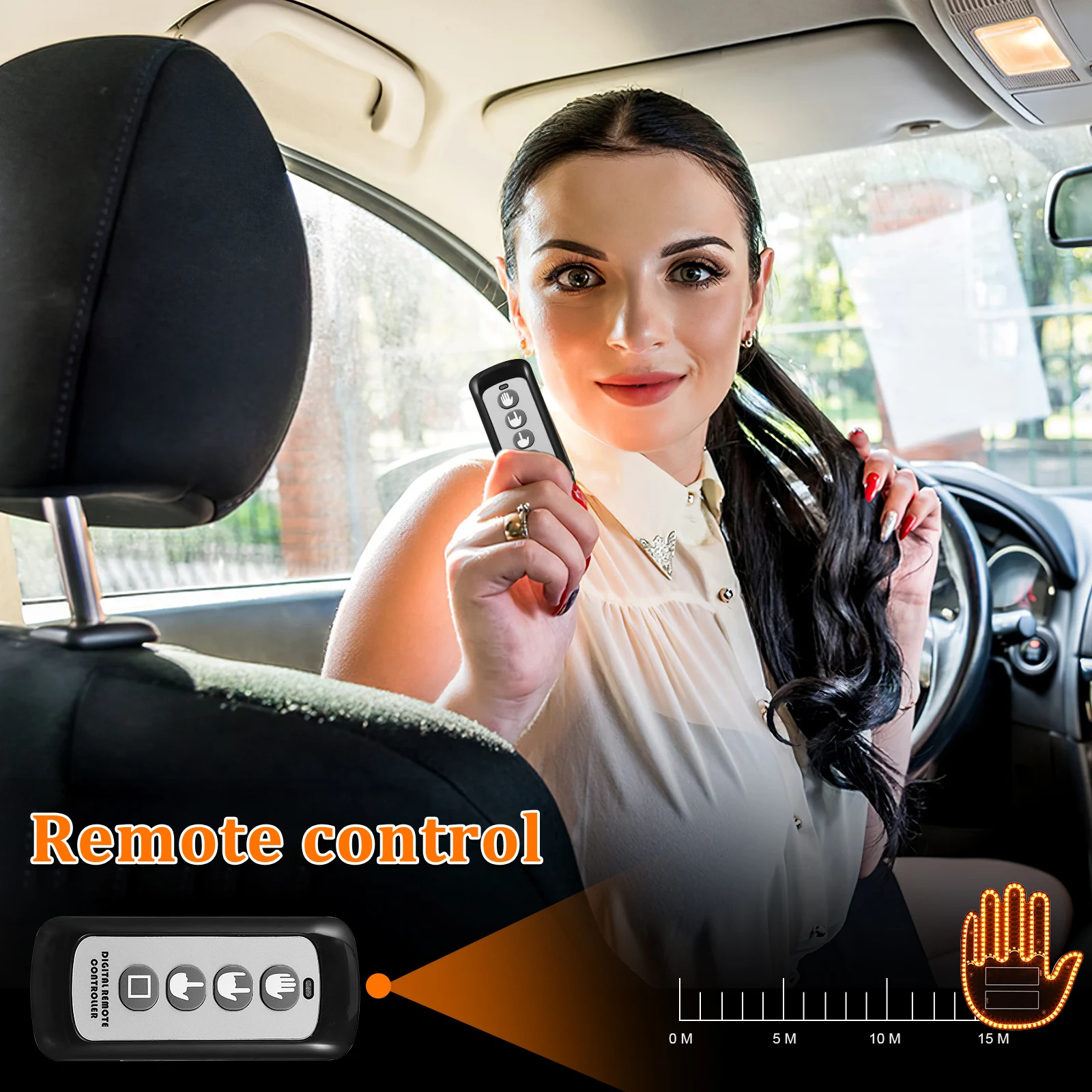 Creative Car Finger Hand For Car Window Up Sign Gesture Turn Signal Led Hand Gesture Light Portable Night Light Truck
Creative Car Finger Hand For Car Window Up Sign Gesture Turn Signal Led Hand Gesture Light Portable Night Light Truck