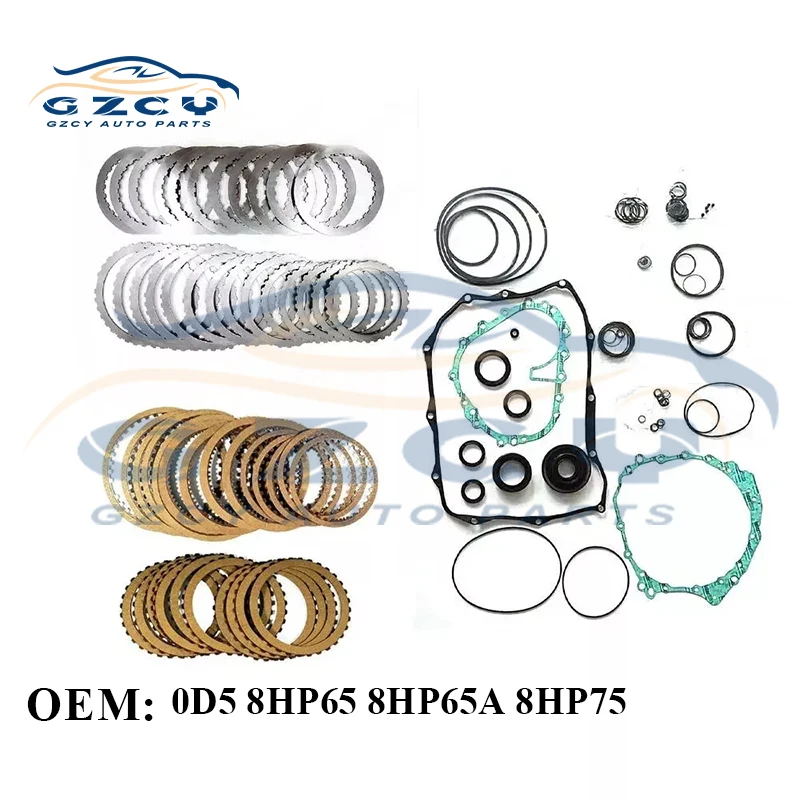 New Repair kit 0D5 8HP65 8HP65A TRANSMISSION REPAIR KIT Friction Steel Plate Kit Overhaul Kit Fits For VW Audi
New Repair kit 0D5 8HP65 8HP65A TRANSMISSION REPAIR KIT Friction Steel Plate Kit Overhaul Kit Fits For VW Audi