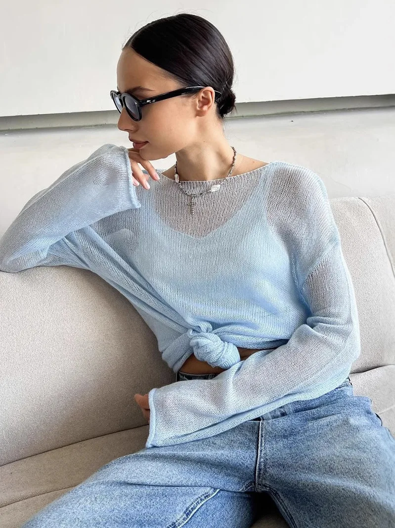 Yellow Hollow Knitted Hoodie Women's Summer Thin New Style Sweet Style Loose Fit Long Sleeve UV Protection Citywalk Outerwear
Yellow Hollow Knitted Hoodie Women's Summer Thin New Style Sweet Style Loose Fit Long Sleeve UV Protection Citywalk Outerwear