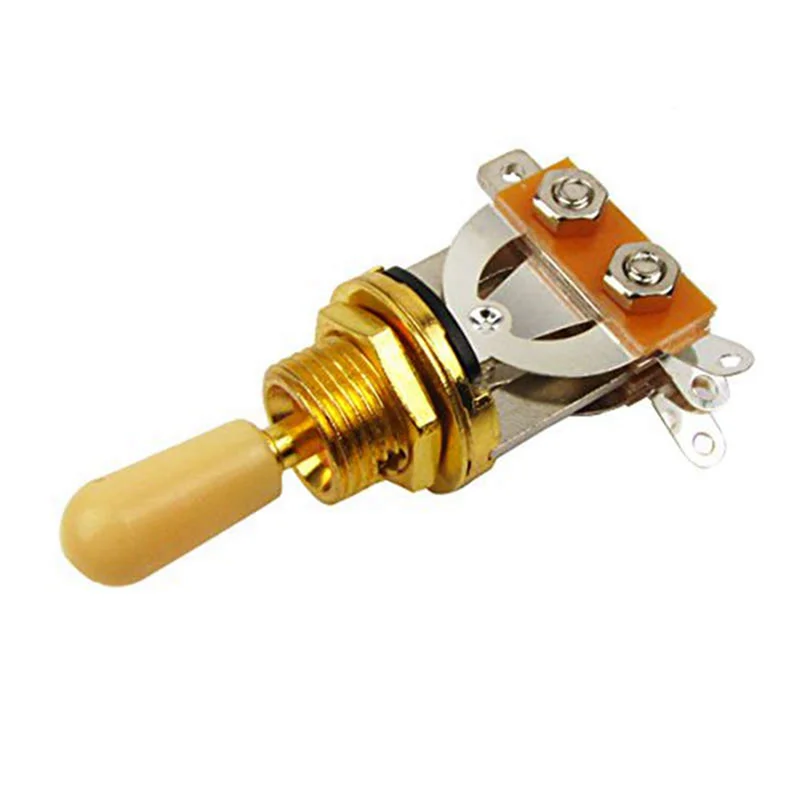 Dropship-Metric 3 Way Short Straight Guitar Toggle Switch Pickup Selector Gold & Beige(Pack Of 10)
Dropship-Metric 3 Way Short Straight Guitar Toggle Switch Pickup Selector Gold & Beige(Pack Of 10)