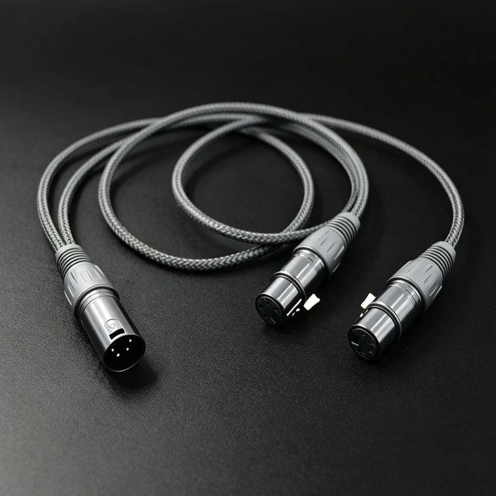 Aouyade XLR 4-Pin 1x Jack to 2x Plug XLR-4Pin 1F2M Microphone 8" Splitter audio Cable
Aouyade XLR 4-Pin 1x Jack to 2x Plug XLR-4Pin 1F2M Microphone 8" Splitter audio Cable