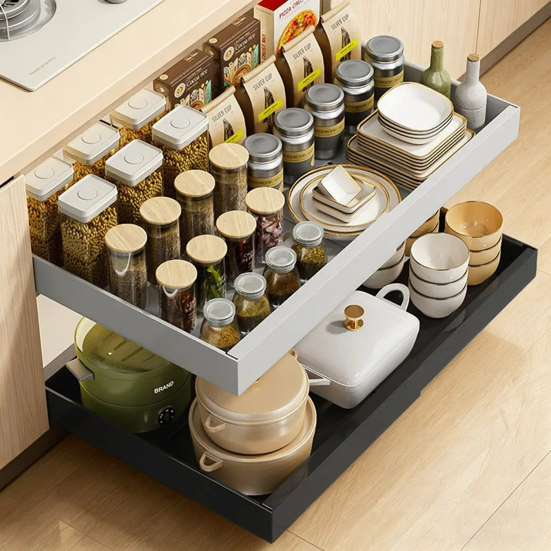 Kitchen Cabinet Pull Basket Retractable Seasoning Rack Storage Household Sink Drawer Dish Shelf
Kitchen Cabinet Pull Basket Retractable Seasoning Rack Storage Household Sink Drawer Dish Shelf