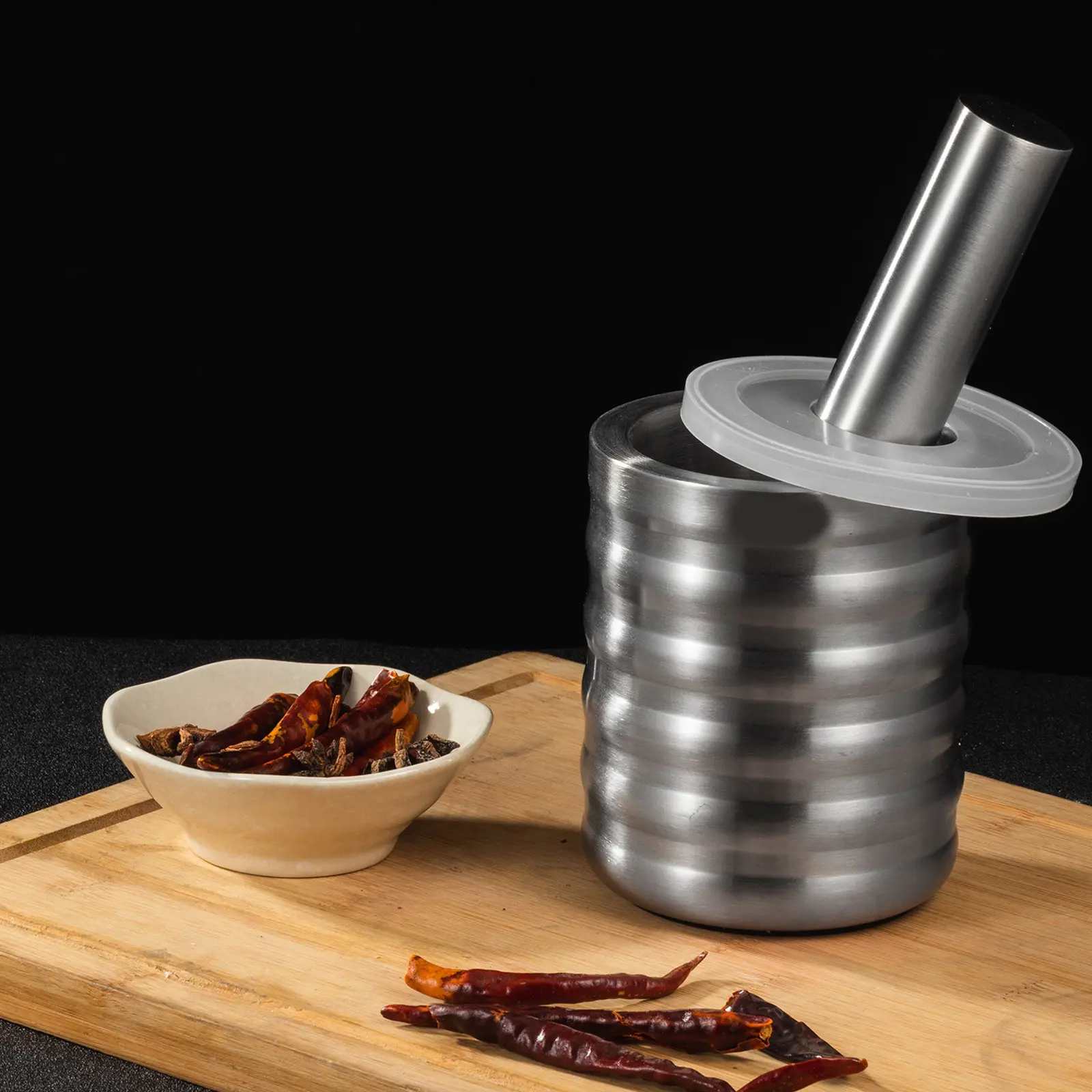 1Set Stainless Steel Garlic Mortar Crusher Professional Kitchen Mincer Portable Lightweight Ergonomic Design
1Set Stainless Steel Garlic Mortar Crusher Professional Kitchen Mincer Portable Lightweight Ergonomic Design