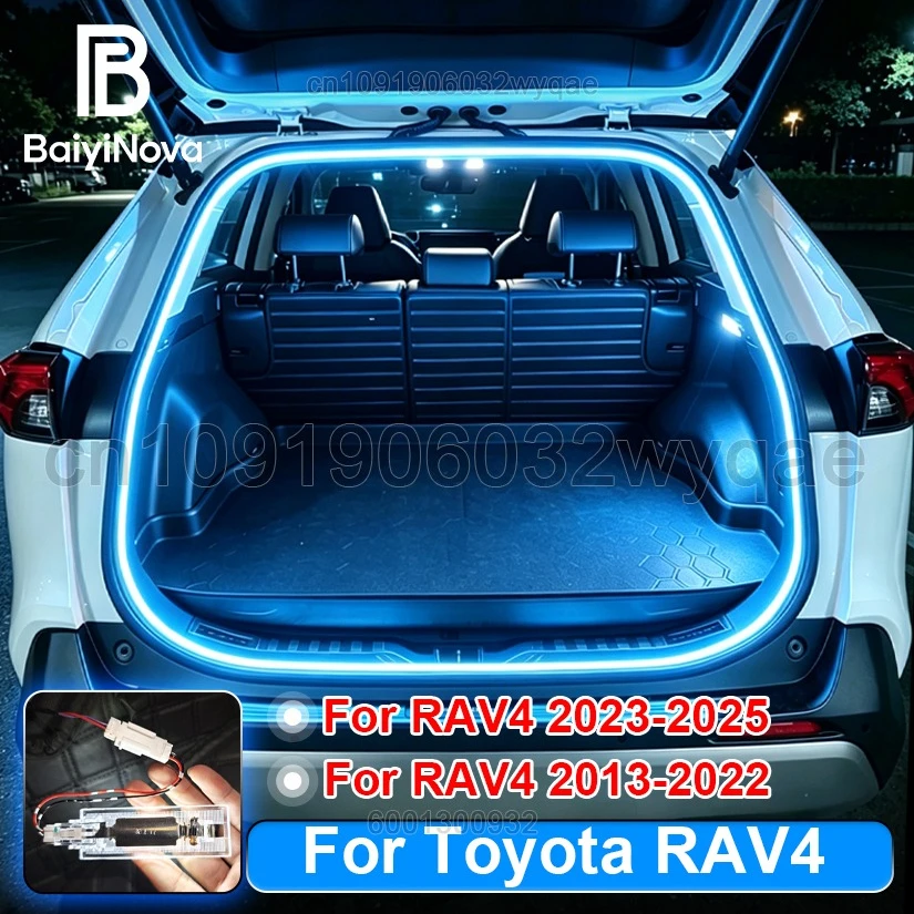For Toyota RAV4 2013-2025 car trunk light bar, Car interior atmosphere light, Rear Trunk Plug and play LED Lamp Car Accessories
For Toyota RAV4 2013-2025 car trunk light bar, Car interior atmosphere light, Rear Trunk Plug and play LED Lamp Car Accessories