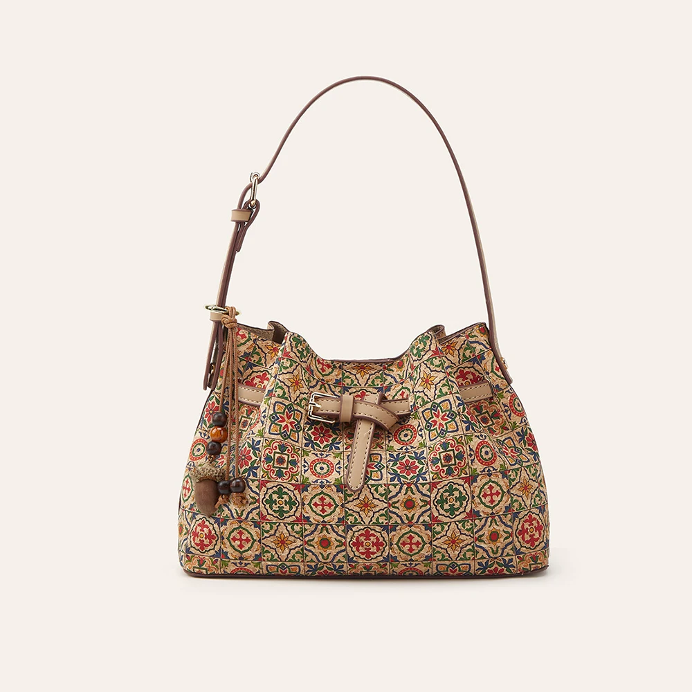 Crossbody Bags Cork Leather National Printing Large Capacity Drawstring Cross Shoulder Bag Mix Color
Crossbody Bags Cork Leather National Printing Large Capacity Drawstring Cross Shoulder Bag Mix Color