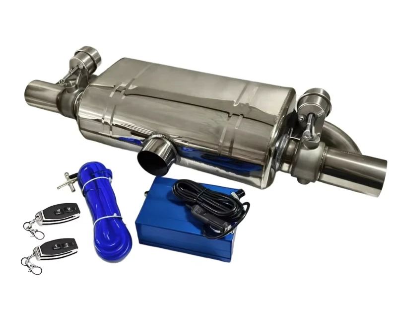 Wholesale Tuning Exhausted Systems 63mm 76mm Dual Valve Exhaust Muffler with Remote Controller
Wholesale Tuning Exhausted Systems 63mm 76mm Dual Valve Exhaust Muffler with Remote Controller