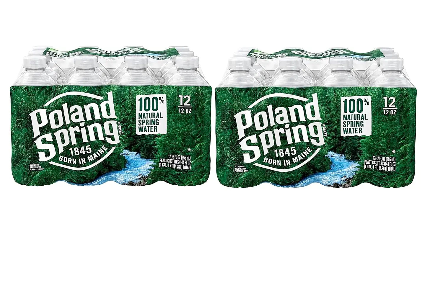 24 x 100% Natural Spring Water, 12 fl oz Plastic Bottles, Crisp & Clean Taste
24 x 100% Natural Spring Water, 12 fl oz Plastic Bottles, Crisp & Clean Taste