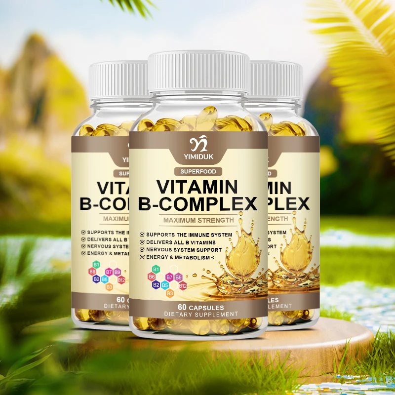 Vitamin B-Complex Supplement, Helps Improve Cognitive Performance, Stress Relief and Brain Memory, Improve Digestion
Vitamin B-Complex Supplement, Helps Improve Cognitive Performance, Stress Relief and Brain Memory, Improve Digestion