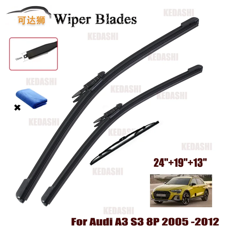 Car Wiper For Audi A3 S3 8P Hatch 2005-2012 Car Wiper Blades Brushes Windshield Windscreen Accessories Washer Wiper 24"19"13"
Car Wiper For Audi A3 S3 8P Hatch 2005-2012 Car Wiper Blades Brushes Windshield Windscreen Accessories Washer Wiper 24"19"13"