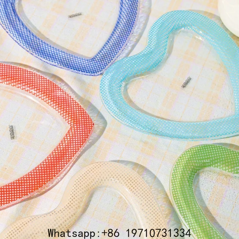 Cream Wind Love Plaid Plate Niche Heart-Shaped Plate
Cream Wind Love Plaid Plate Niche Heart-Shaped Plate