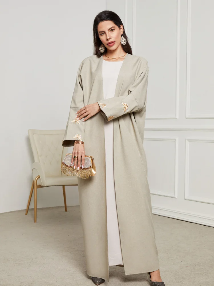 Butterfly Embroidery Sleeve Muslim Abaya for Women Eid Dress Morocco Ramadan Abayas Kaftan Islam Cardigan Dubai Arab Long Robe
Butterfly Embroidery Sleeve Muslim Abaya for Women Eid Dress Morocco Ramadan Abayas Kaftan Islam Cardigan Dubai Arab Long Robe