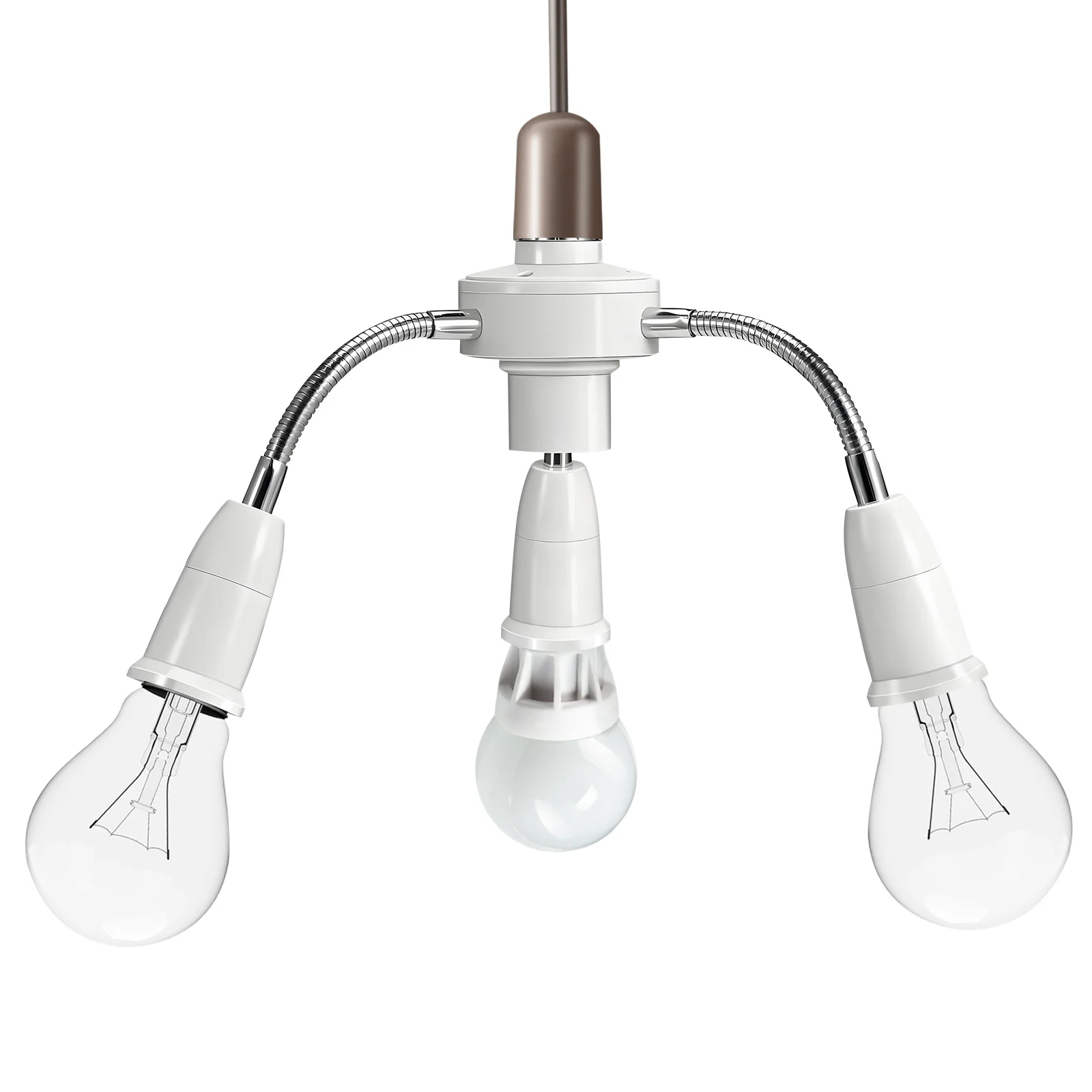 Flexible Multi-Head Light Socket Adapter E27 Bulb Holder Extender Rotatable Lamp Base Converter for Home Office Lighting
Flexible Multi-Head Light Socket Adapter E27 Bulb Holder Extender Rotatable Lamp Base Converter for Home Office Lighting