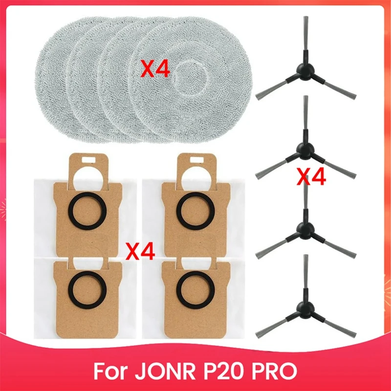 ABKJ-For JONR P20 PRO Robot Vacuum Cleaner Side Brush Mop Cloth Dust Bags Replacement Parts 
ABKJ-For JONR P20 PRO Robot Vacuum Cleaner Side Brush Mop Cloth Dust Bags Replacement Parts
