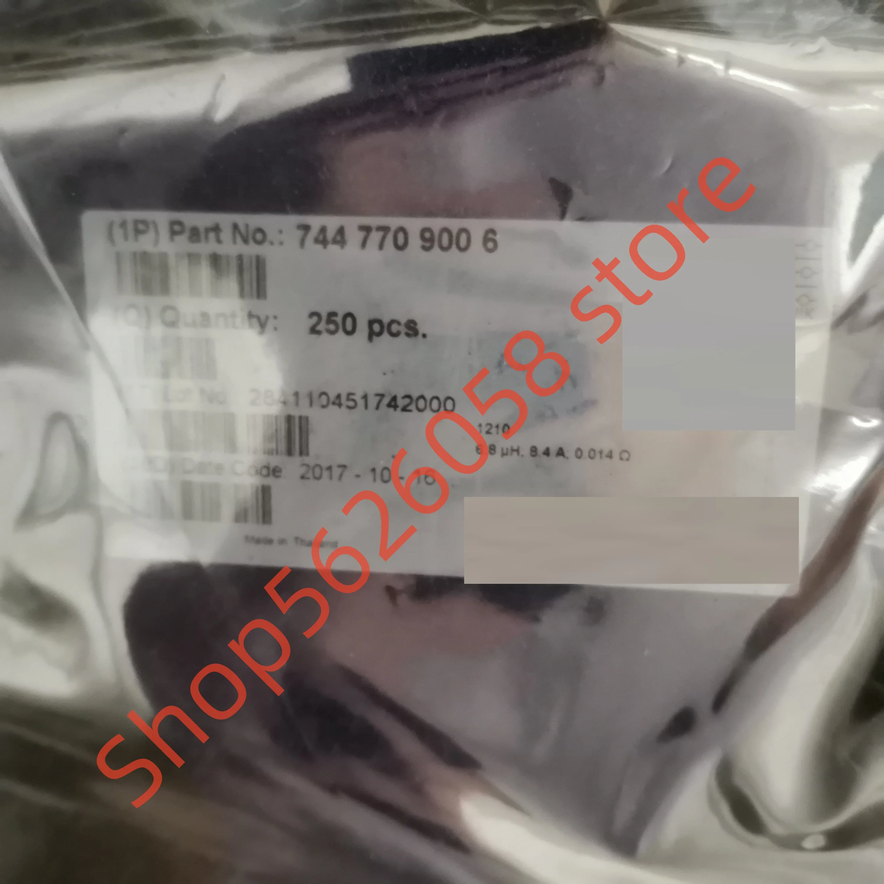 7447709006 SMD 6,8uH ± 20% 8,4A 10 шт./лот оригинальные и аутентичные, бесплатная доставка
7447709006 SMD 6,8uH ± 20% 8,4A 10 шт./лот оригинальные и аутентичные, бесплатная доставка