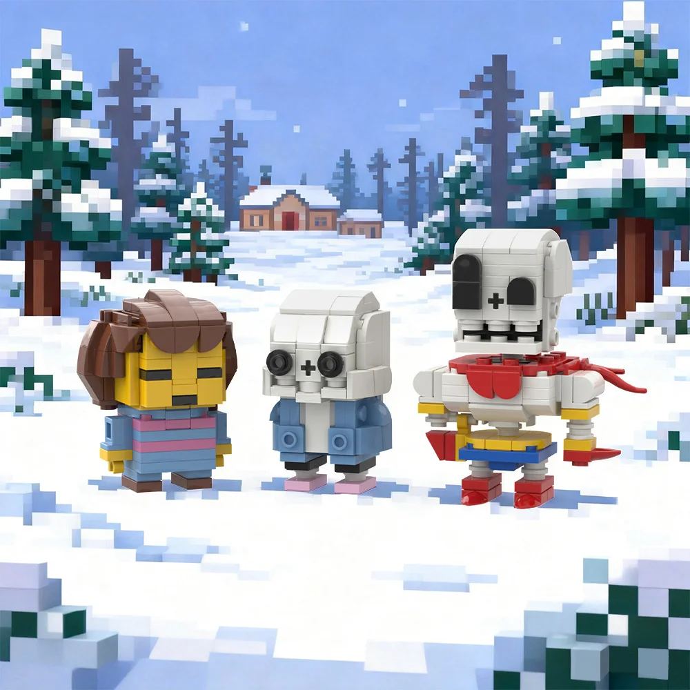 MOC Frisk Sans & Papyrus Figure Building Blocks Hot Game The Lazy Skeleton Action Figure Bricks Toy Adult Gift
MOC Frisk Sans & Papyrus Figure Building Blocks Hot Game The Lazy Skeleton Action Figure Bricks Toy Adult Gift
