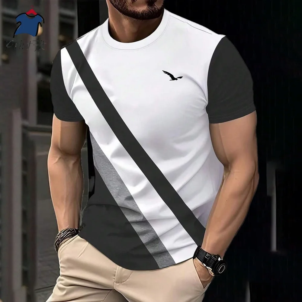 2025 New Striped Men's T-Shirt Fashion Summer 3d Print Short Sleeves Casual Retro T Shirt For Men Clothing Top Men's clothing
2025 New Striped Men's T-Shirt Fashion Summer 3d Print Short Sleeves Casual Retro T Shirt For Men Clothing Top Men's clothing