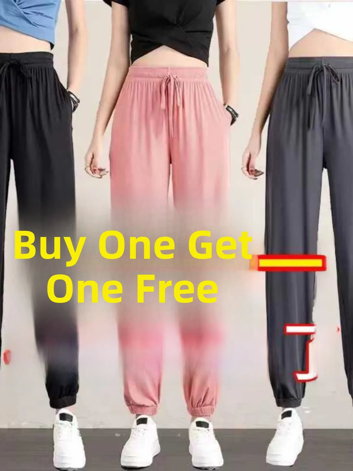 Ice Silk Women's Loose Cuffed Summer Thin Casual Sweatpants Wide Leg Lantern Pants High Waist Nine Points Polyester Fiber
Ice Silk Women's Loose Cuffed Summer Thin Casual Sweatpants Wide Leg Lantern Pants High Waist Nine Points Polyester Fiber