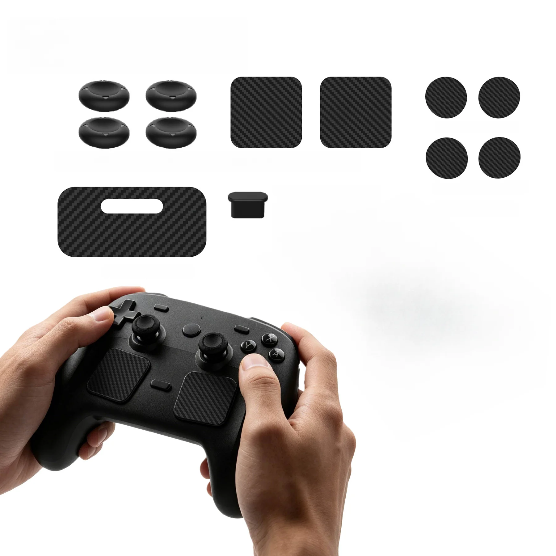 12 In 1 Silicone Joystick Cap And Stickers Dust Cover Protective Kit For Steam Controller 2 Gaming Accessories
12 In 1 Silicone Joystick Cap And Stickers Dust Cover Protective Kit For Steam Controller 2 Gaming Accessories