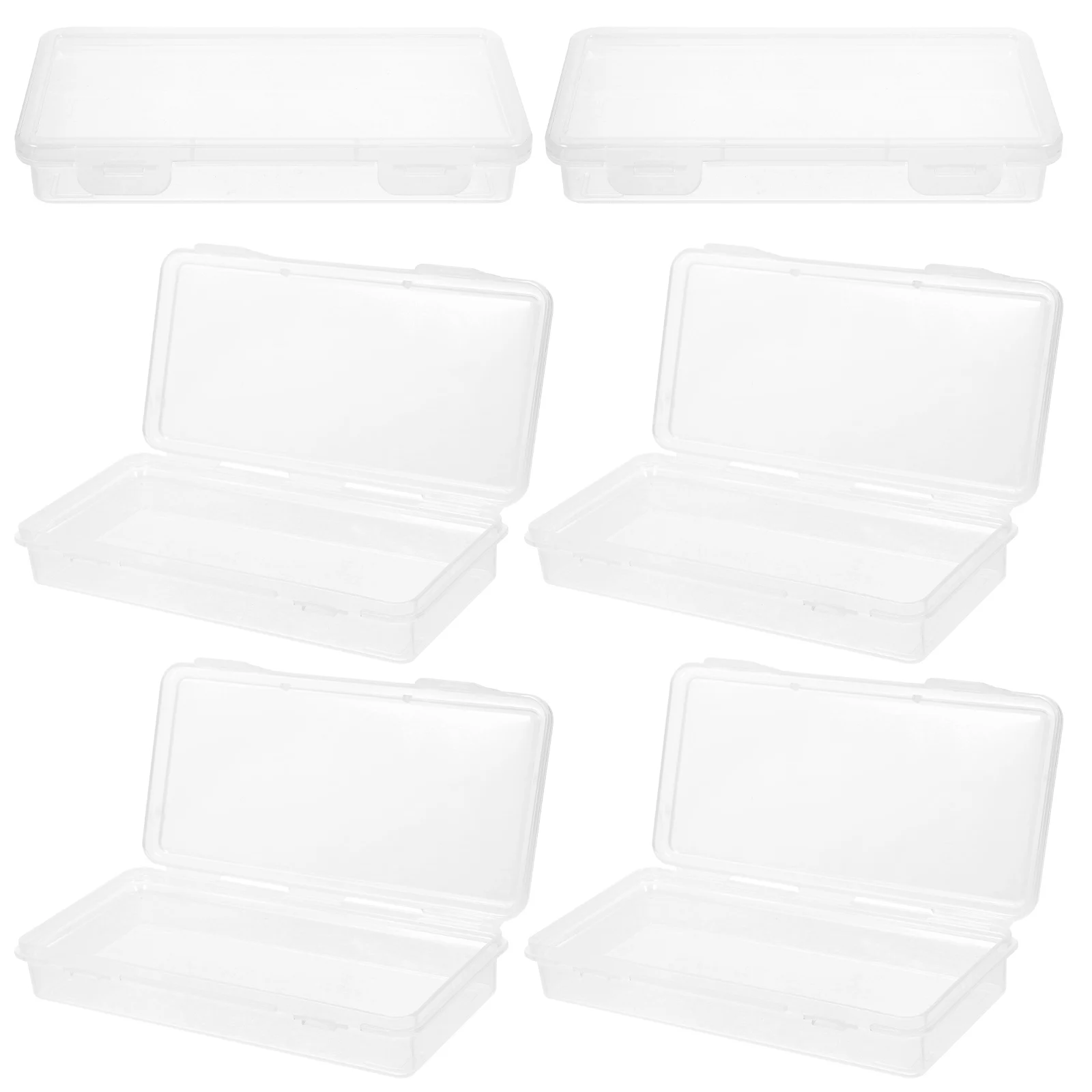 6pcs Plastic Pencil Box Large Capacity Portable Pen Container Stationery Storage Organizer For Pens Pencils Markers Sketch
6pcs Plastic Pencil Box Large Capacity Portable Pen Container Stationery Storage Organizer For Pens Pencils Markers Sketch