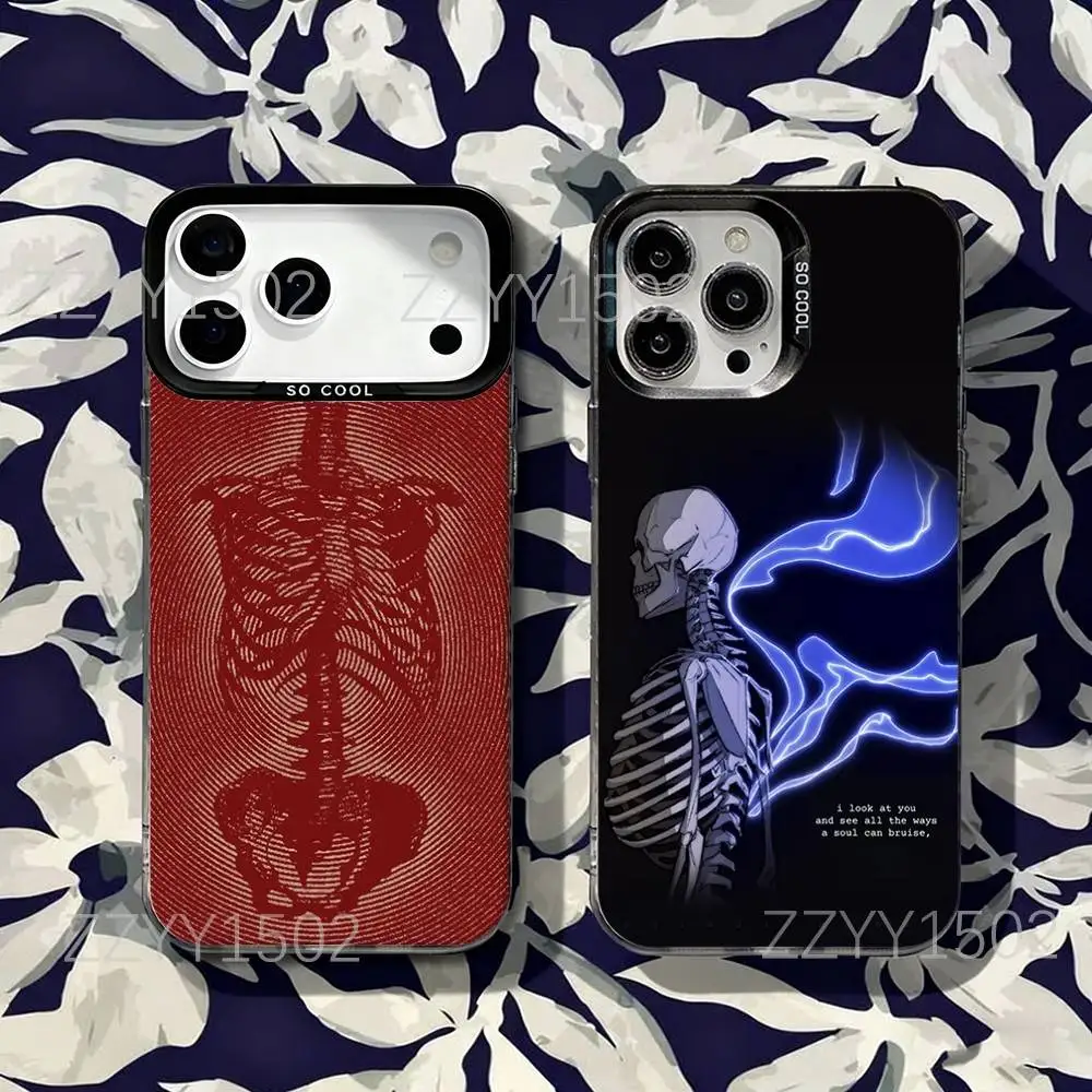 Funny Skeleton Skull Phone Case For iPhone 17,16,15,14,13,12,X,8,Pro,Max,Plus,SE4,Air,Mini HD Black IMD Matte
Funny Skeleton Skull Phone Case For iPhone 17,16,15,14,13,12,X,8,Pro,Max,Plus,SE4,Air,Mini HD Black IMD Matte