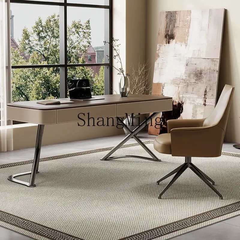 SM solid wood desk light luxury modern simple home study walnut office computer desk
SM solid wood desk light luxury modern simple home study walnut office computer desk