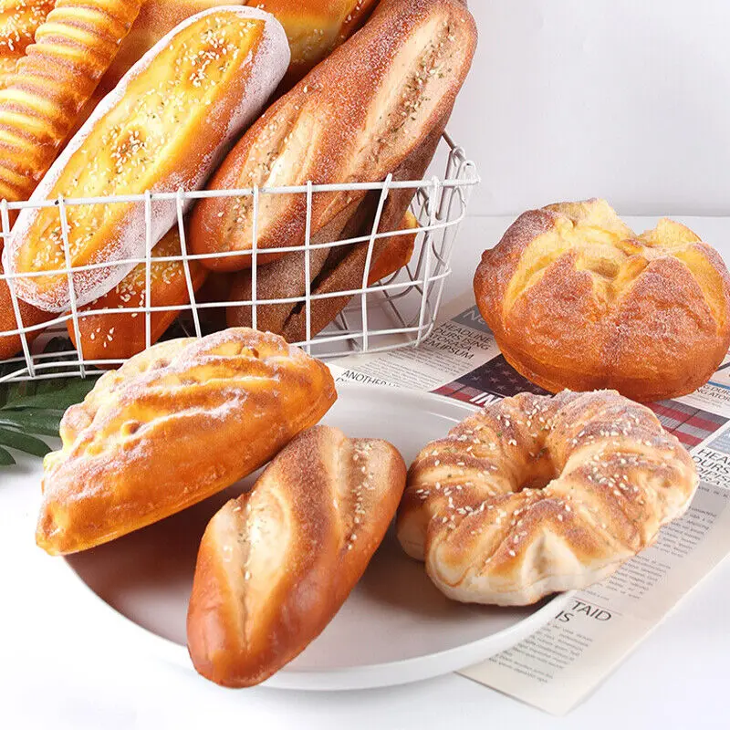 1pc Realistic Artificial Fake Bread Cake Bakery Display Kitchen Food Models Props Bakery Window Display Table Decor
1pc Realistic Artificial Fake Bread Cake Bakery Display Kitchen Food Models Props Bakery Window Display Table Decor