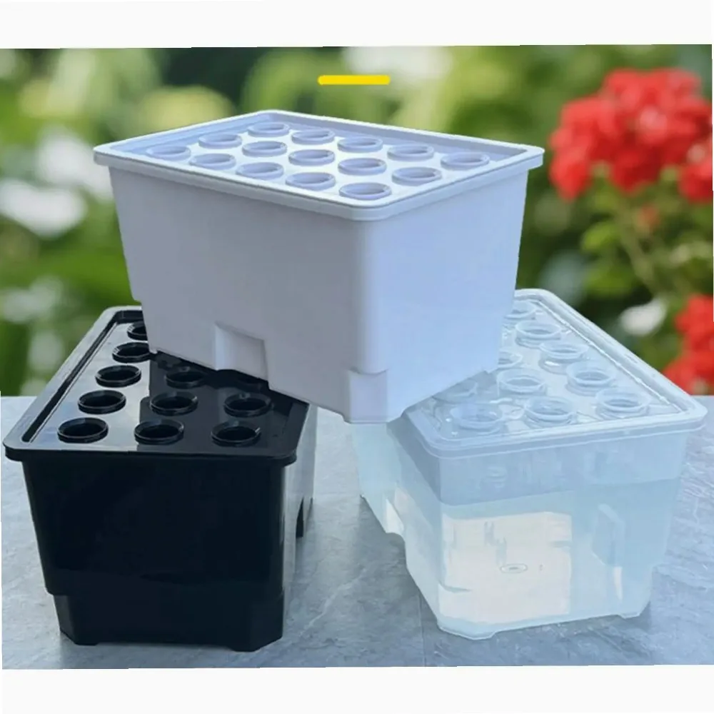 Hydroponic Growing System Kit Versatile Cultivation Planting Box Lightweight Planting Container for Garden Fruits Vegetables
Hydroponic Growing System Kit Versatile Cultivation Planting Box Lightweight Planting Container for Garden Fruits Vegetables