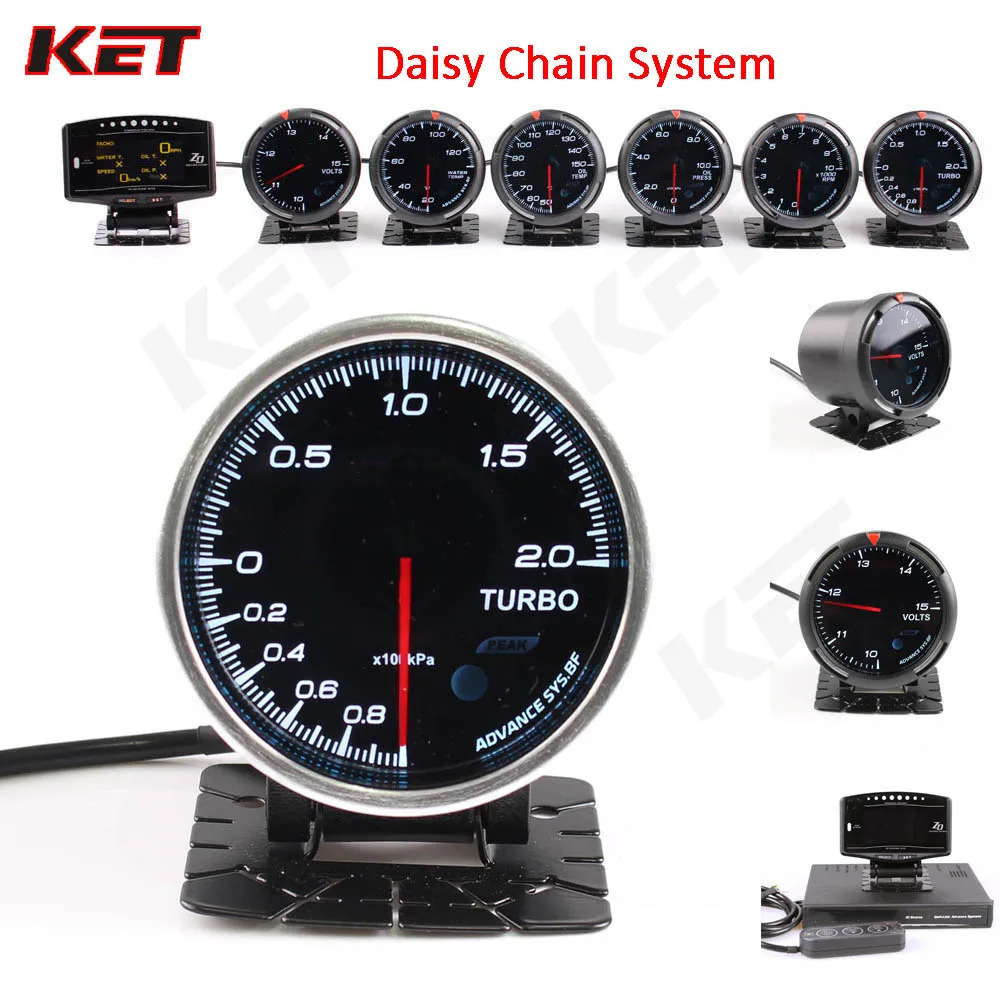 Difi Advance BF Difi Link System zd + 6 gauges Volt Water Temperature Oil Temp Oil Press Rpm Turbo Boost Gauge
Difi Advance BF Difi Link System zd + 6 gauges Volt Water Temperature Oil Temp Oil Press Rpm Turbo Boost Gauge