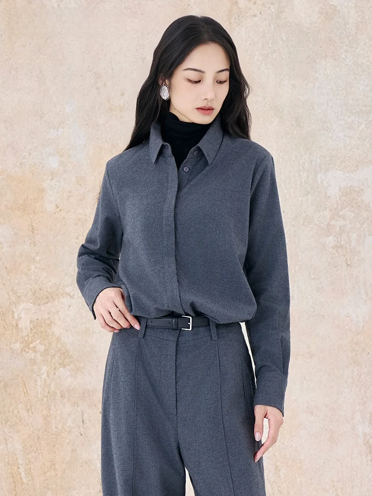 Модная женская рубашка из смесового хлопка и кашемира с длинным рукавом для повседневной носки и офиса
Модная женская рубашка из смесового хлопка и кашемира с длинным рукавом для повседневной носки и офиса