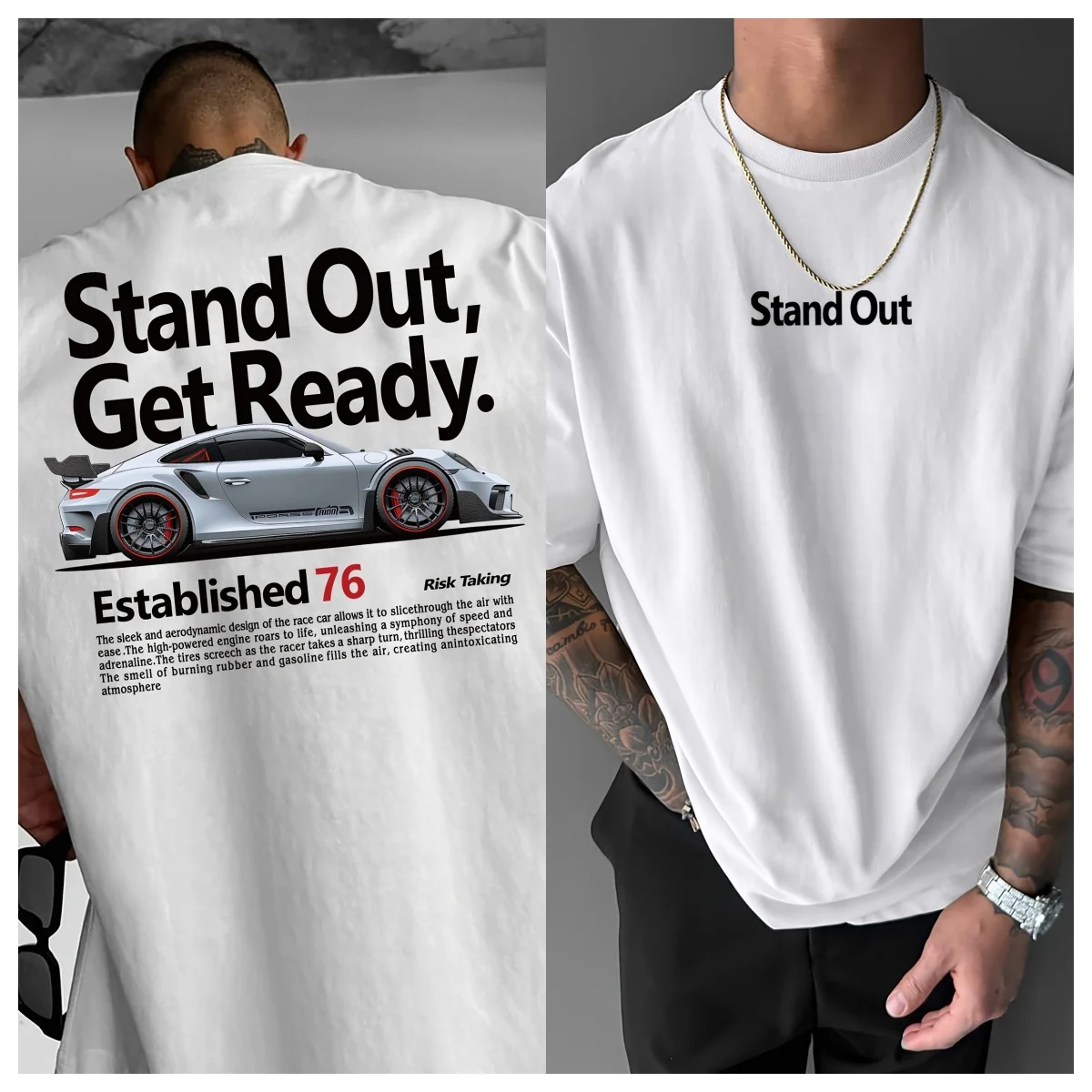 Comfortable Cotton Men's Graphic Tee Cool Racing Car Short Sleeve Round Neck Casual T-Shirt for Spring & Summer Ins Y2k Hot Sell
Comfortable Cotton Men's Graphic Tee Cool Racing Car Short Sleeve Round Neck Casual T-Shirt for Spring & Summer Ins Y2k Hot Sell