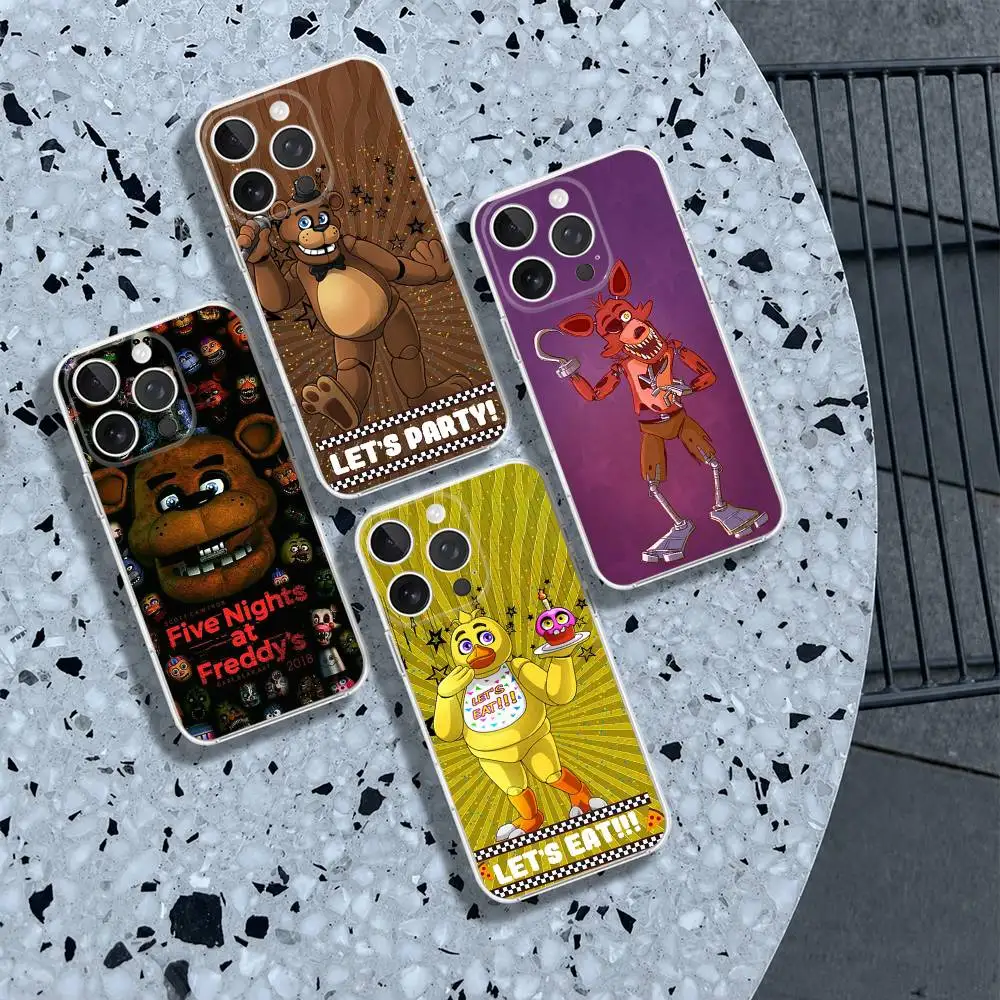 Five N-Nights at-Freddys Ultra Thin Clear Phone Cases For iPhone 17 16 15 14 13 12 Pro Max Plus Mini Transparent Silicone Cover
Five N-Nights at-Freddys Ultra Thin Clear Phone Cases For iPhone 17 16 15 14 13 12 Pro Max Plus Mini Transparent Silicone Cover