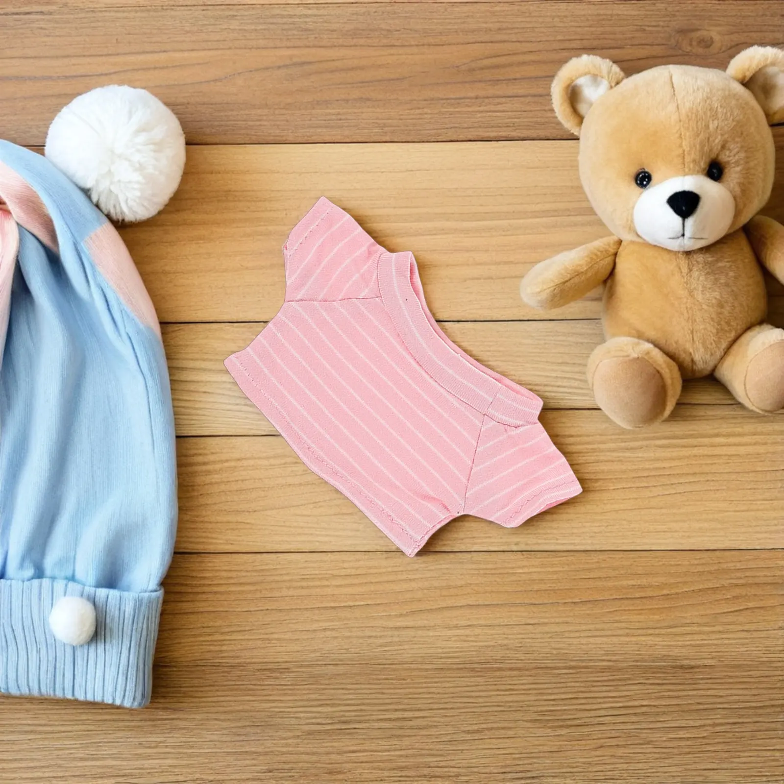 4Pcs Bear Clothes Set Colorful Replaceable T-Shirts for 20Cm Stuffed Animal Creative Room Decoration Reusable Compact Costume
4Pcs Bear Clothes Set Colorful Replaceable T-Shirts for 20Cm Stuffed Animal Creative Room Decoration Reusable Compact Costume