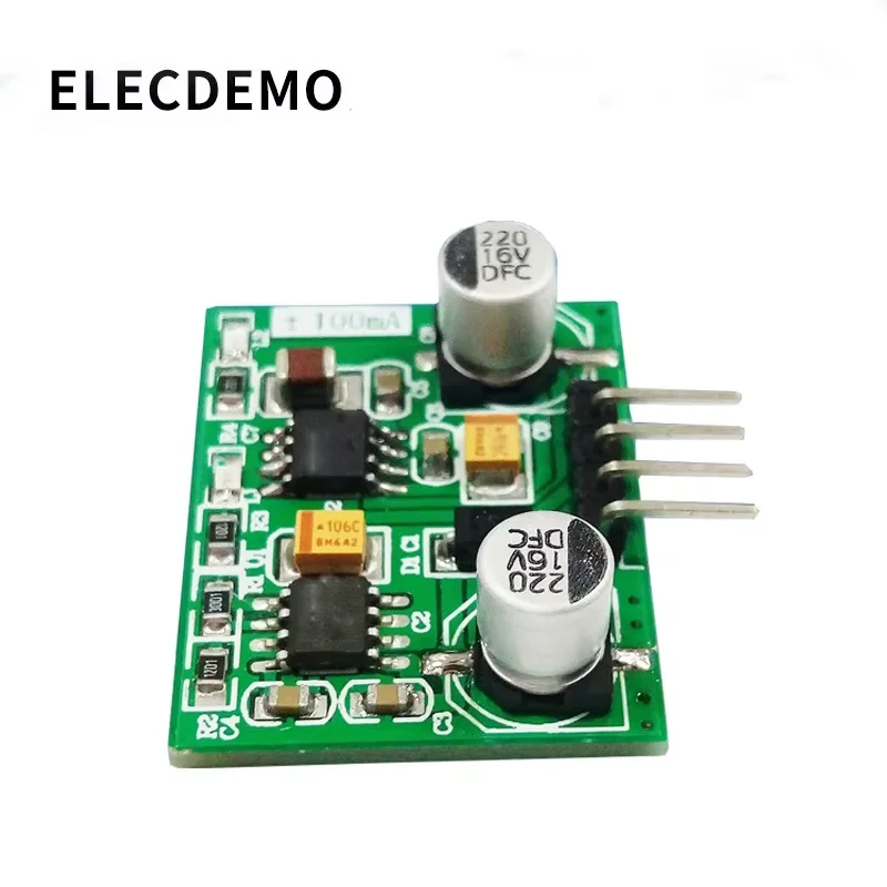 Single-supply to dual-supply op amp dedicated power module Low ripple ±100mA current output capability
Single-supply to dual-supply op amp dedicated power module Low ripple ±100mA current output capability