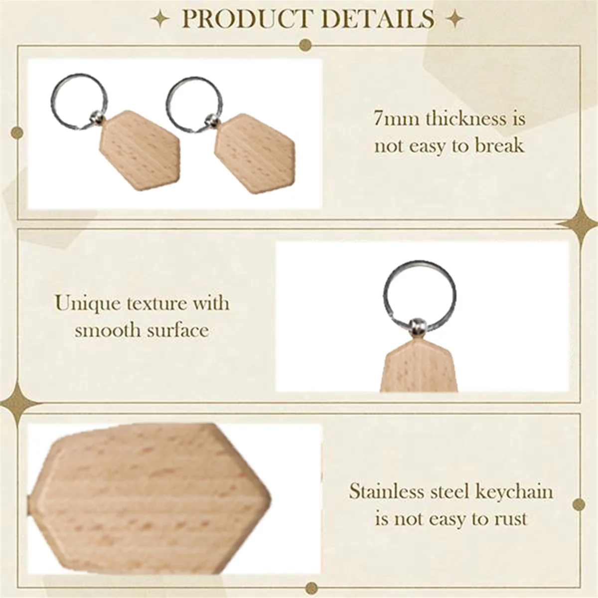 New-Design Blank Wooden Key Tag Key Engraving Blanks Unfinished Key Tags,Style 6
New-Design Blank Wooden Key Tag Key Engraving Blanks Unfinished Key Tags,Style 6