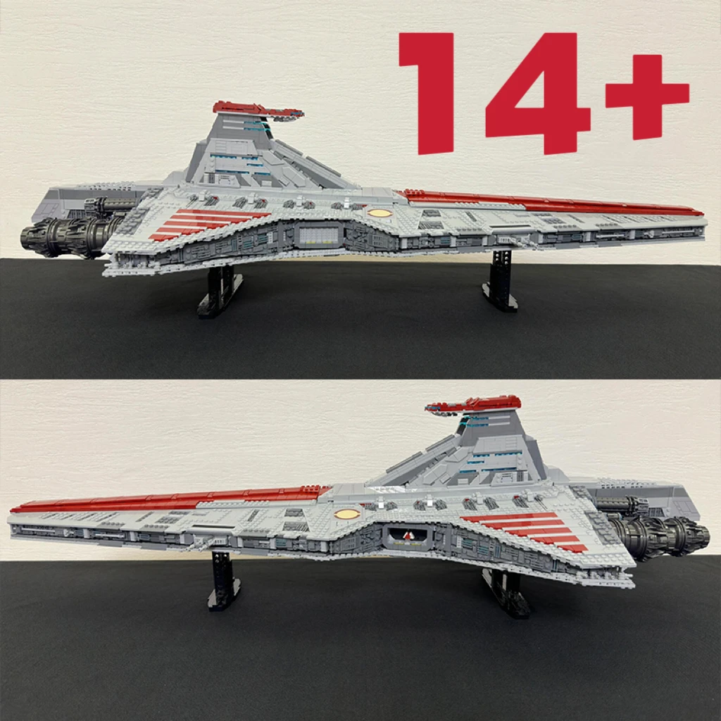 in Stock NEW 75367 Biggest Venator Class Republic Attacks Cruiser Building Set Blocks Bricks Toys for Kids Birthday Gifts
in Stock NEW 75367 Biggest Venator Class Republic Attacks Cruiser Building Set Blocks Bricks Toys for Kids Birthday Gifts